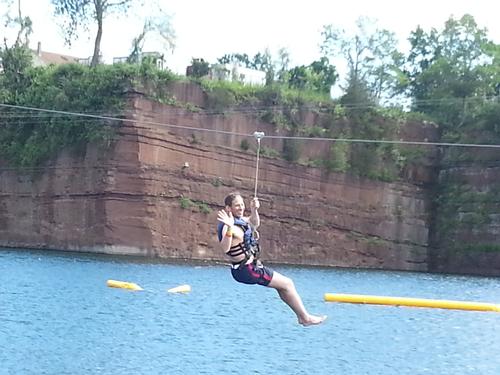 Extreme Rope Swing only at Brownstone Park!